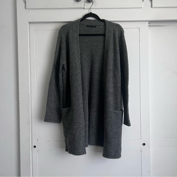 Jenni Kayne Gray Sweater Coat - Picture 1 of 6